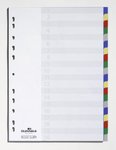 Przekładki do Segregatorów Czyste (20) Strona Tytułowa PP A4 Mix Kolorów /Durable 675827
