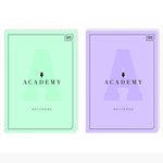 Brulion A4 96= M 90g ACADEMY PASTEL