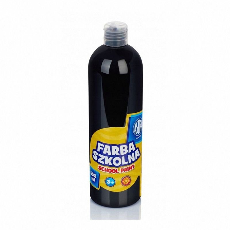 Farba Szkolna Astra 500ml Butelka [83410905] Czarna