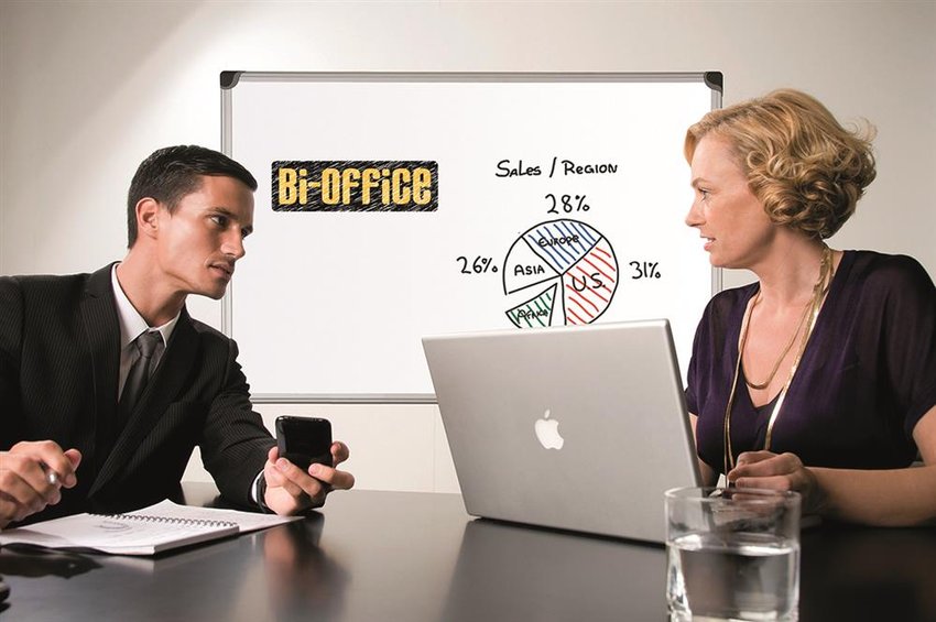 Tablica Suchoś.-Magn. Bi-Office Top Professional 120X90Cm Ceramiczna Rama Alu.