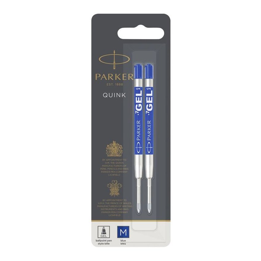 Parker Wkłady Żelowe 0.7 2szt. Niebieskie M [1950364]