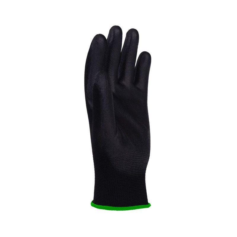 Rękawice Donau Safety Pu Black Kat. II Rozm. 11 Czarne  /DONAU SAFETY
