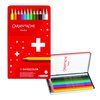 Kredki Caran D'Ache Swisscolor Aquarelle Z Efektrm Akwareli  Sześciokątne 12Szt. Mix Kolorów