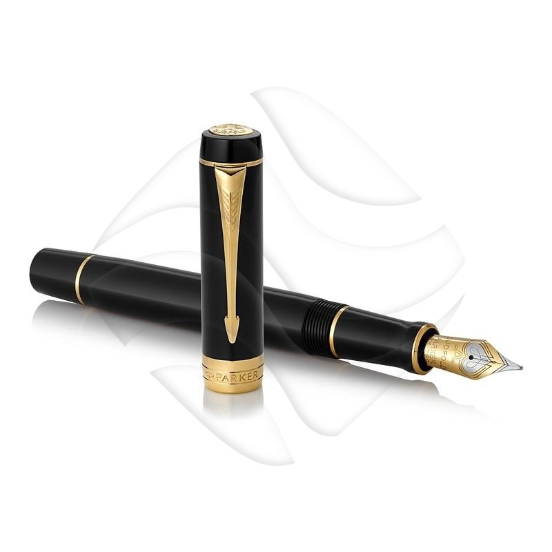 Parker Pióro Wieczne International Duofold Black GT FP (M) [1931384]