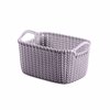 Koszyk Prostokątny Knit XS Jasny Fiolet / Curver 240372