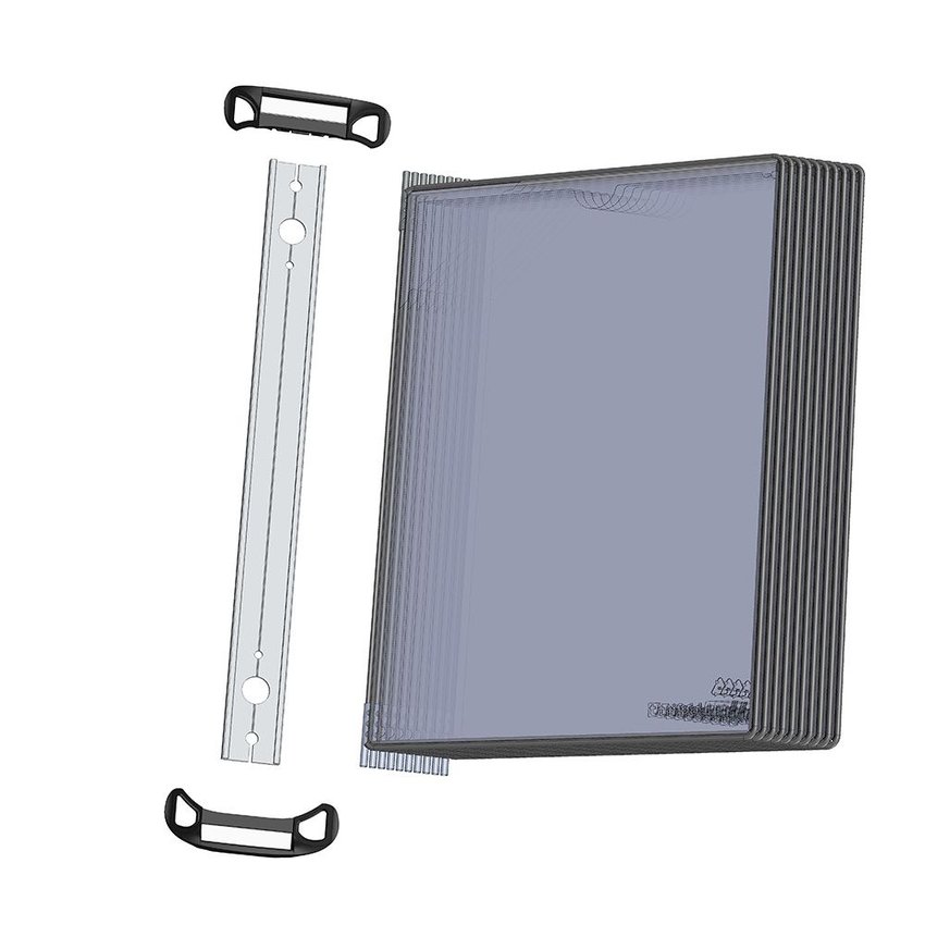 Magnetyczny System Naścienny Tarifold Pro A4 z 10 Panelami Pvc