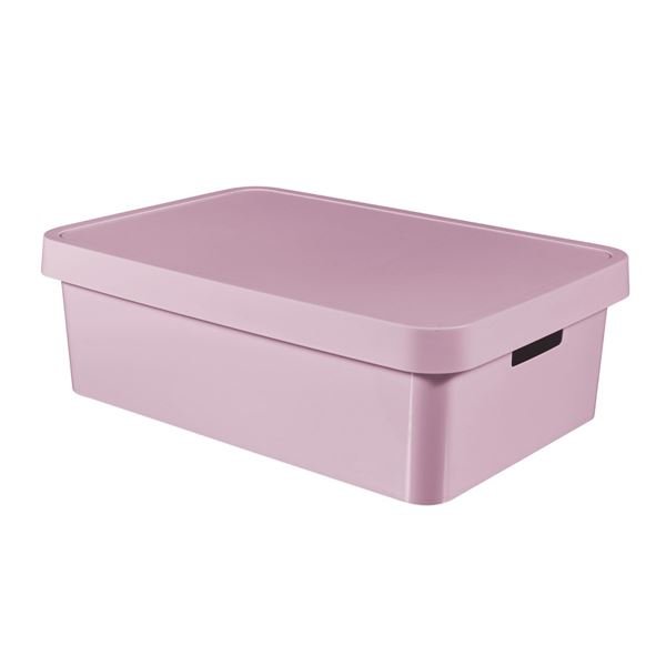 Pojemnik 30L z Przykrywką Infinity Różowy / Curver 233998