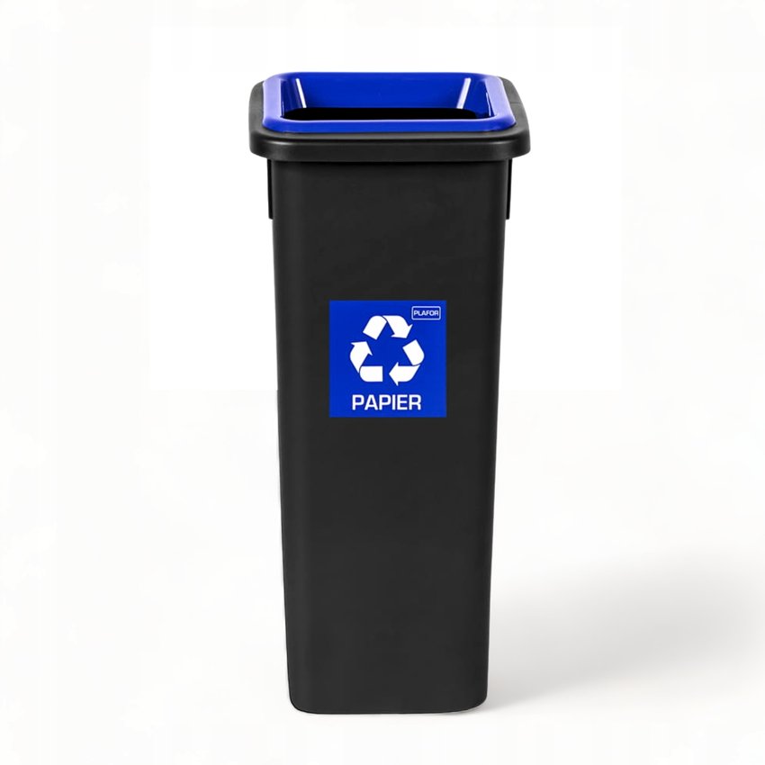 Kosz na Śmieci FIT BIN 20L Niebieski Papier / Plafor