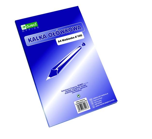 Kalka Ołówkowa A4 A'50 Niebieska /D.rect