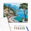 Malowanie po numerach BRUSHME 40x50 cm nabrzeże włoskie 1 szt.