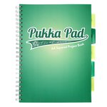 Kołozeszyt A4 100K kratka Project Book Dark Teal / Pukka Pad