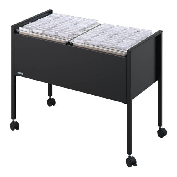 Wózek Na Teczki Zawieszkowe 100 Duo Eco Czarny /Durable 308201