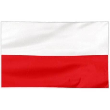 Flaga Polski 75x120cm z Tunelem