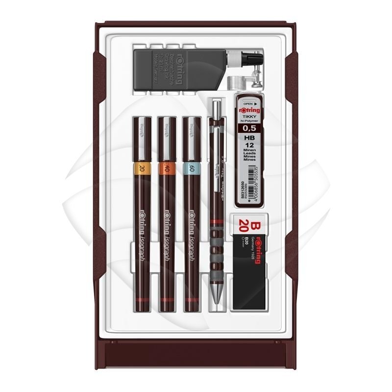 Zestaw Isografów Combi College 0.20, 0.40, 0.60mm /Rotring S0699390