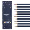 Kredki CARAN D'ACHE Cosmic Blue w pudełku 10 szt., mix kolorów metalicznych