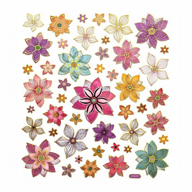 Naklejki A'46 [DPNK-014] Kwiaty /DpCraft