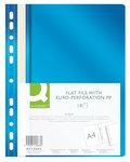 Skoroszyt A4 PP z Europ. A'10 Niebieski /Q-Connect