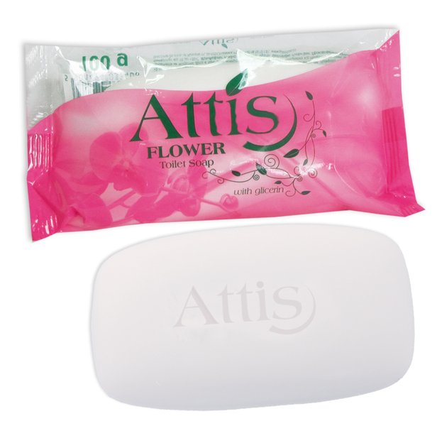 Mydło Attis 100g Białe Flower
