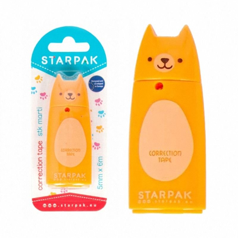 Korektor w Taśmie 5mm x 6m Marti Żółty /Starpak