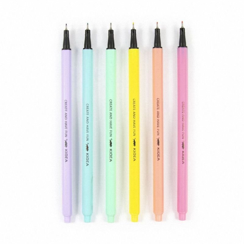 Cienkopisy Kidea 6kol. Pastel Etui