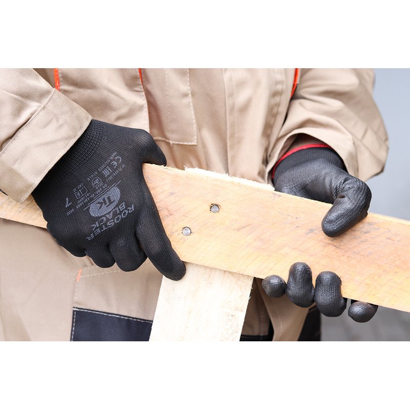 Rękawice TK Rooster Rozm. 6 Czarne   /TK GLOVES