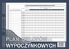 Plan Urlopów Wypoczynkowych A4 Offset 525-1 /MiP
