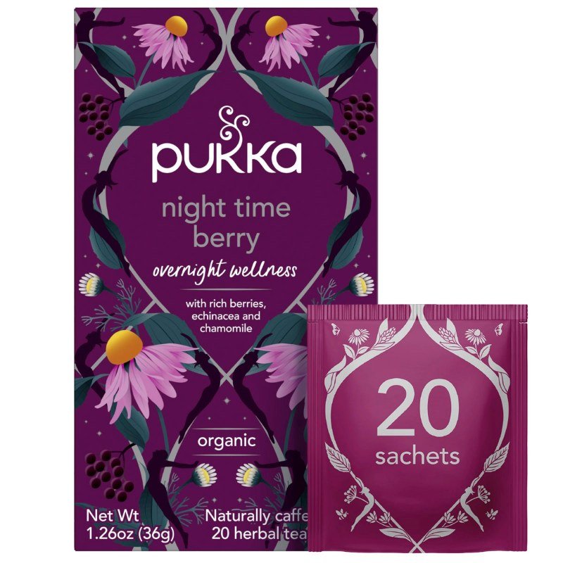 Herbata Pukka Night Time Berry 20 Kopert