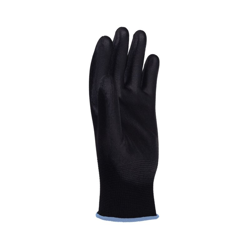 Rękawice Donau Safety Pu Black Kat. II Rozm. 9 Czarne  /DONAU SAFETY