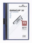 Skoroszyt z Klipem A4 PVC Duraclip 30 Kartek 5szt. Granatowy /Durable 222707