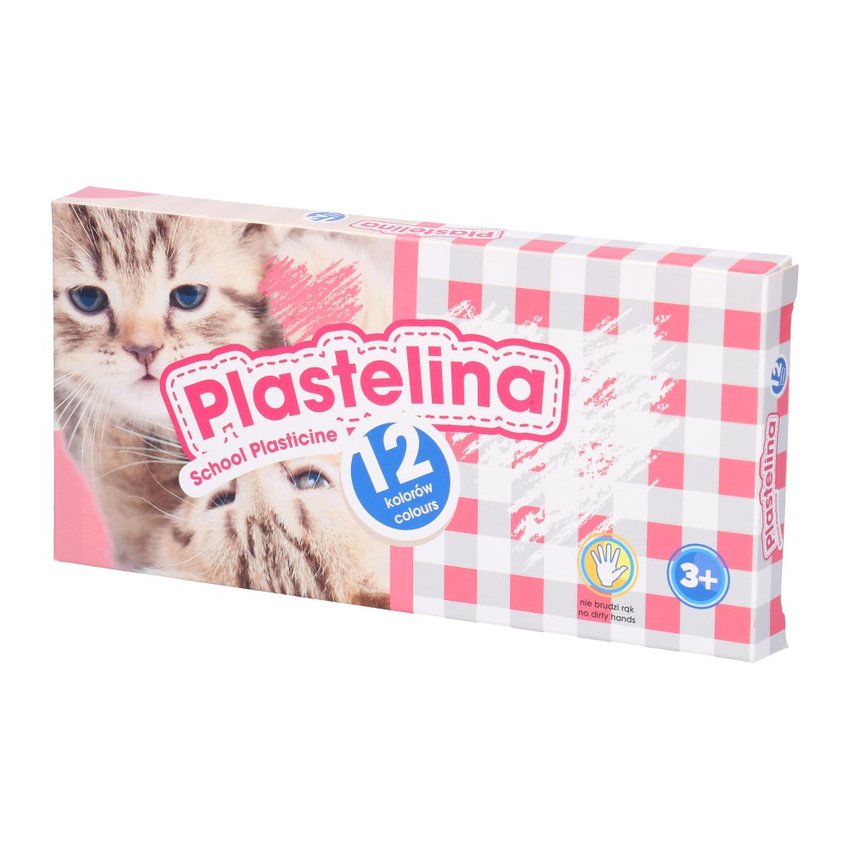Plastelina 12 Kolorów Koty /Astra 303216009