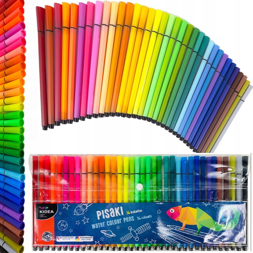 Pisaki 36kol. [PI36KA] Etui /Kidea