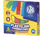 Plastelina 6 kol. Kwadratowa [83811908] /Astra