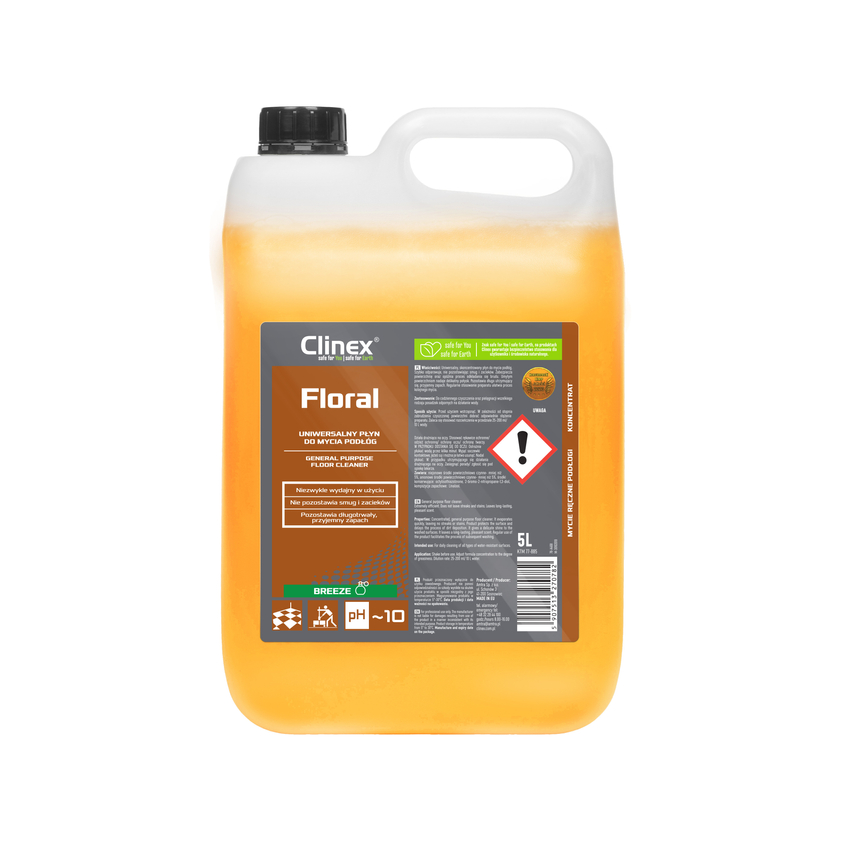Uniwersalny płyn do mycia podłóg Clinex Floral Breeze 5l 77-885
