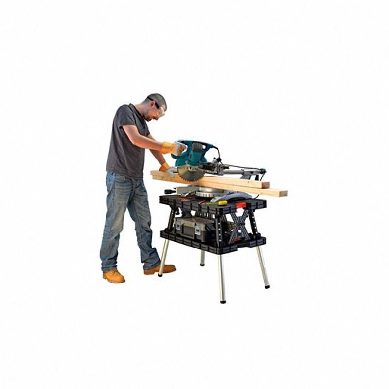 Stół składany WORK TABLE Czerwony/Czarny/Szary / Curver 237005