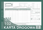 Karta Drogowa Sm/102 - Sam. Ciężarowy A4 Offset 801-1 /MiP