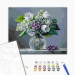 Malowanie po numerach BRUSHME 40x50 cm wiosenna radość 1 szt., w pudełku