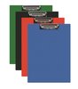Clipboard A4 PVC Zamykany Zielony /Q-Connect