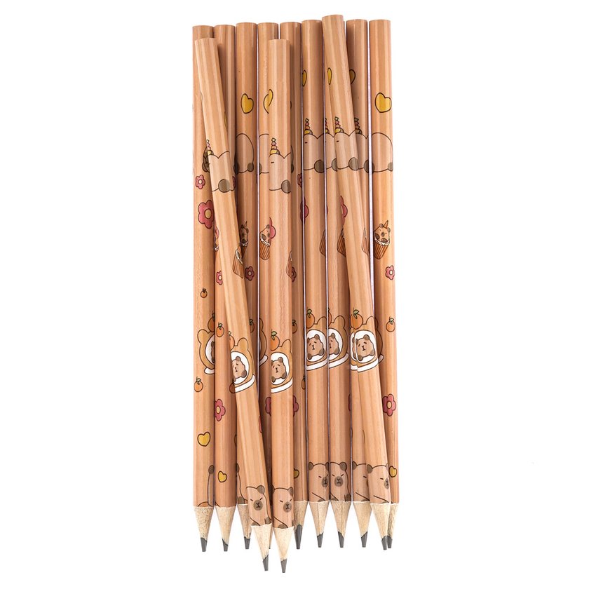 Ołówek HB 12szt. Kapibara /DpCraft