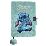 Pamiętnik Pluszowy A5 Disney Stitch Turkusowy