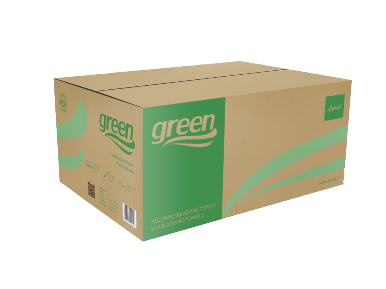 Ręcznik papierowy ZZ 4000 Cliver Green Zielony 2561