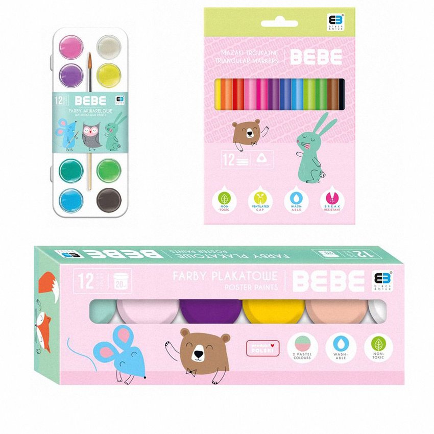 Mega Zestaw Plastyczny B&B KIDS Pastel Interdruk