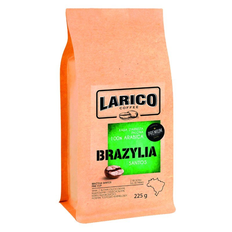 Kawa Larico Brazylia Santos Ziarnista 225g