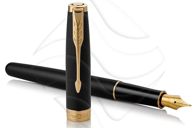 Parker Pióro Wieczne Sonnet Core Czarny Mat GT(18K) FP (M) [1931517]