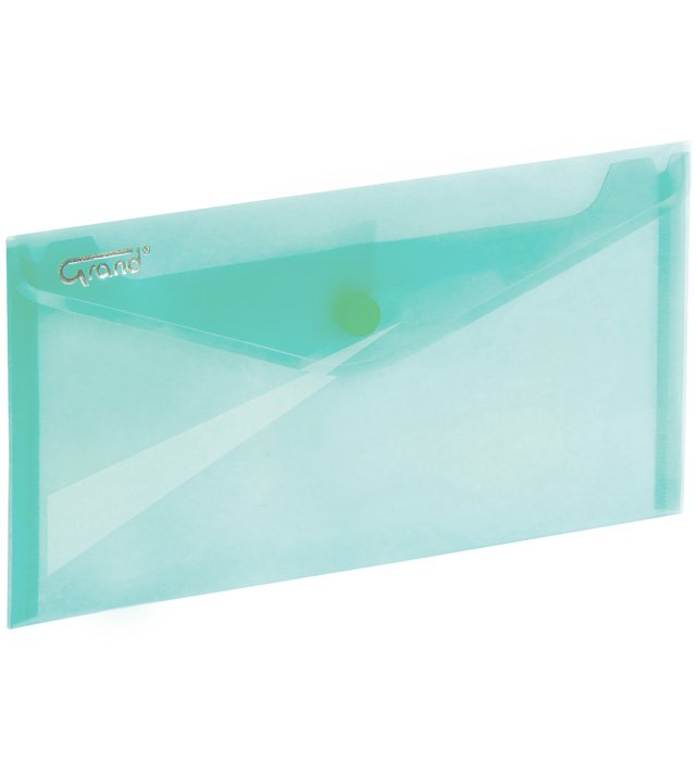 Koperta na zatrzask ZP-046-DL 225x124mm Zielona /Grand