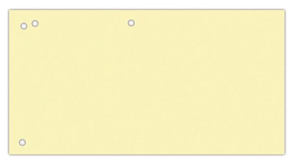 Przekładki Office Products Karton 1/3 A4 240X105mm 100Szt. Żółte