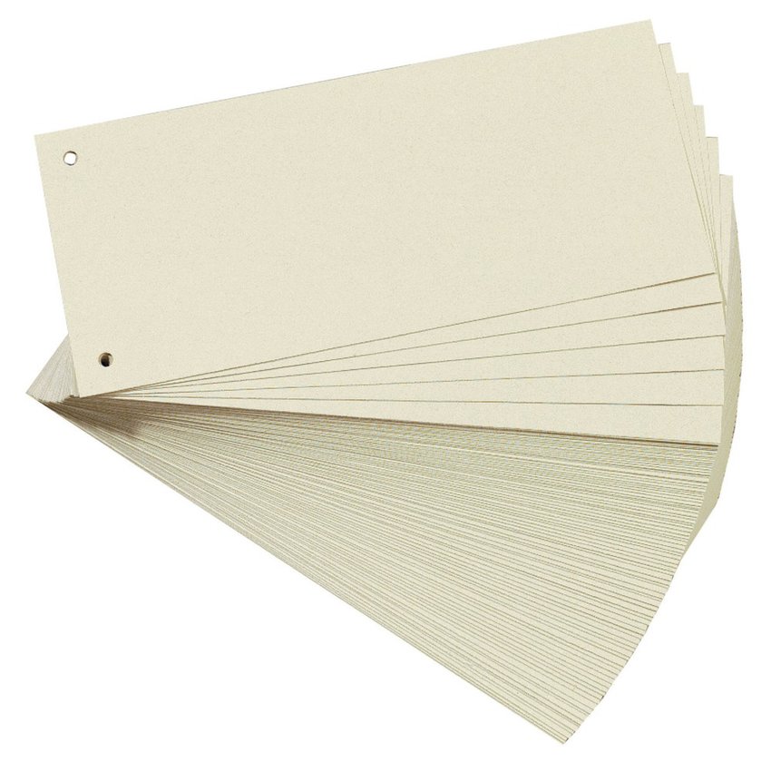 Przekładki Pap. 1/3 A4 A'100 Kremowe /Herlitz