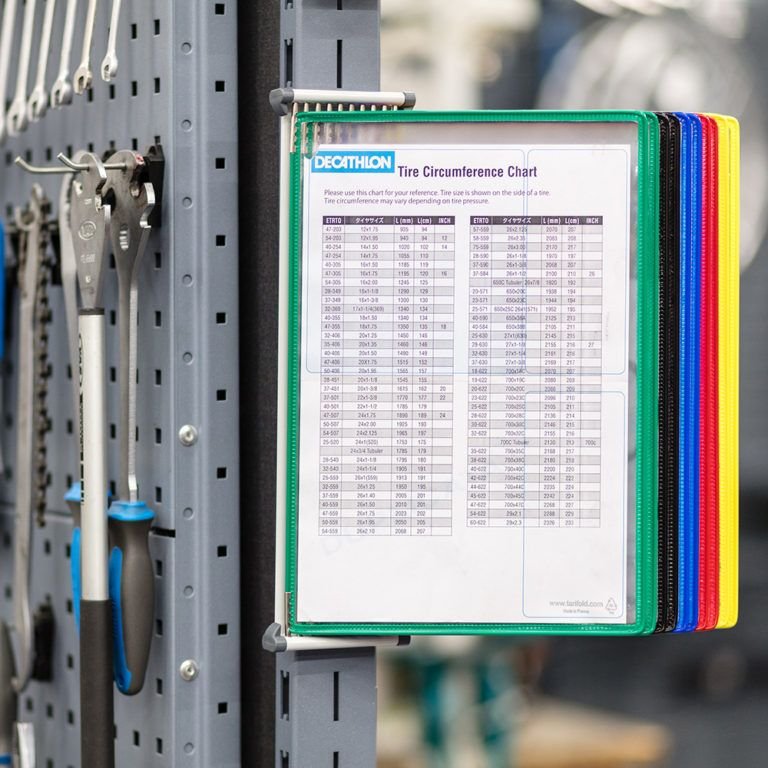 Naścienny System Prezentacyjny Tarifold A4 +10 Paneli Prezentacyjnych Zielonych