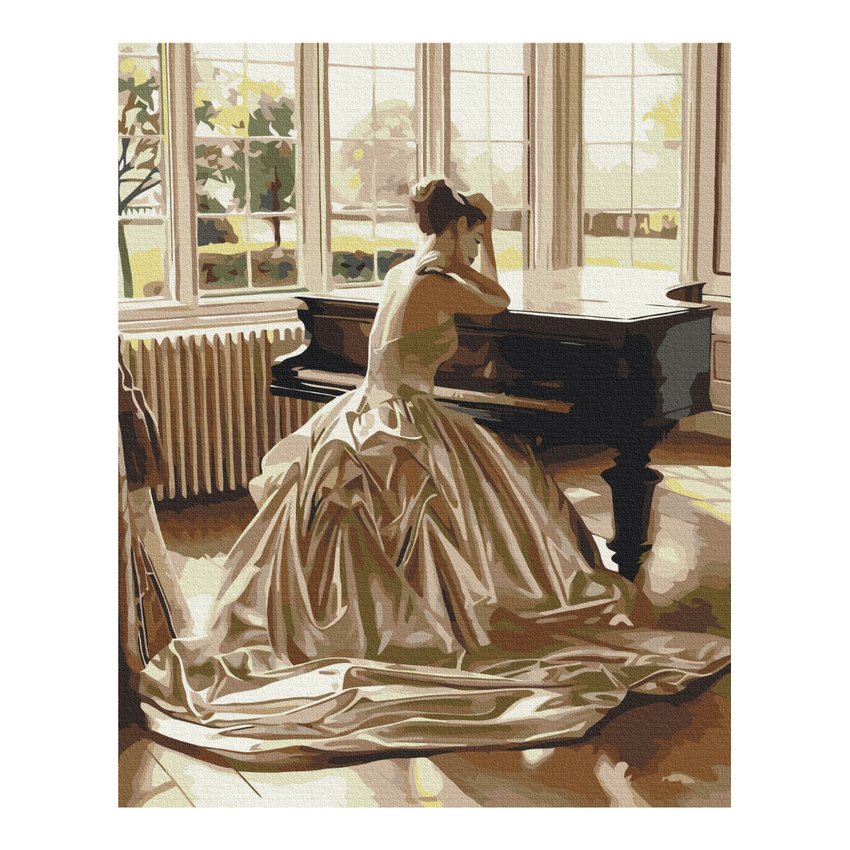 Malowanie po numerach BRUSHME 40x50 cm zmysłowa przerwa 1 szt., w pudełku