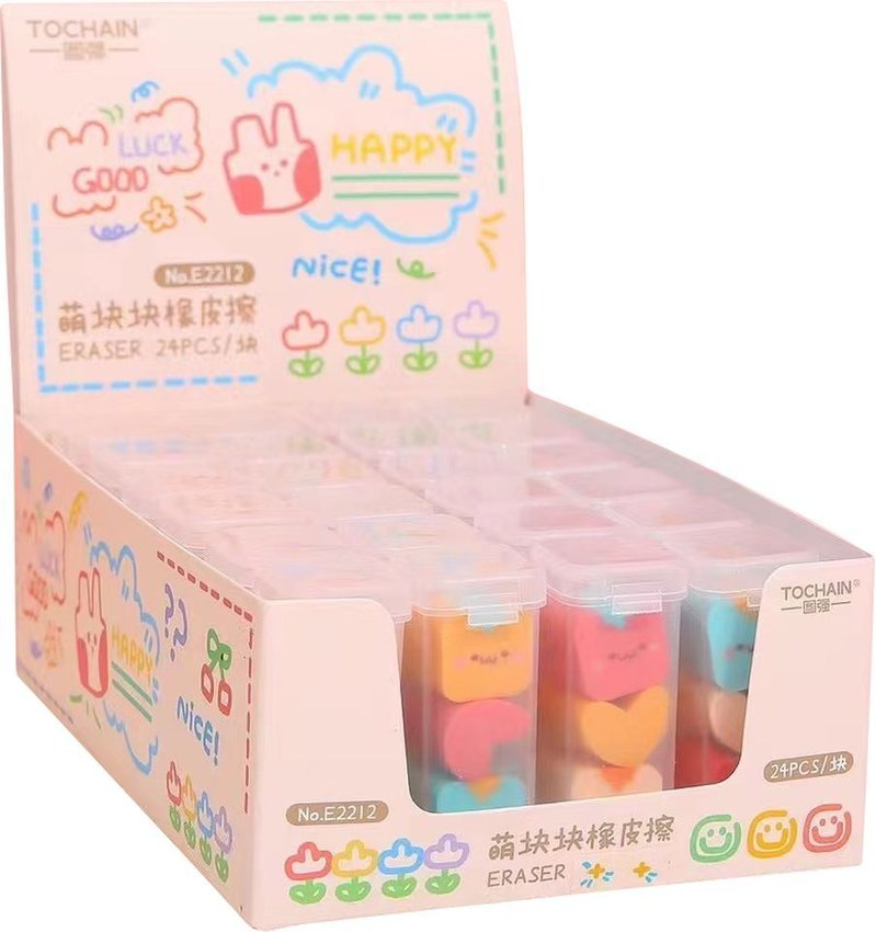 Gumka Do Mazania 3szt. Happy /Tochain