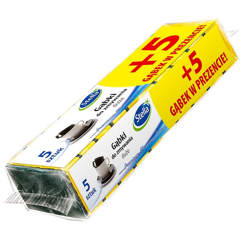 Gąbki Do Zmywania Duże 5+5 /Stella